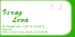 virag leva business card